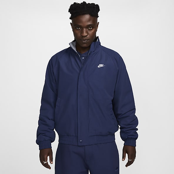 Nike blue jacket mens shop
